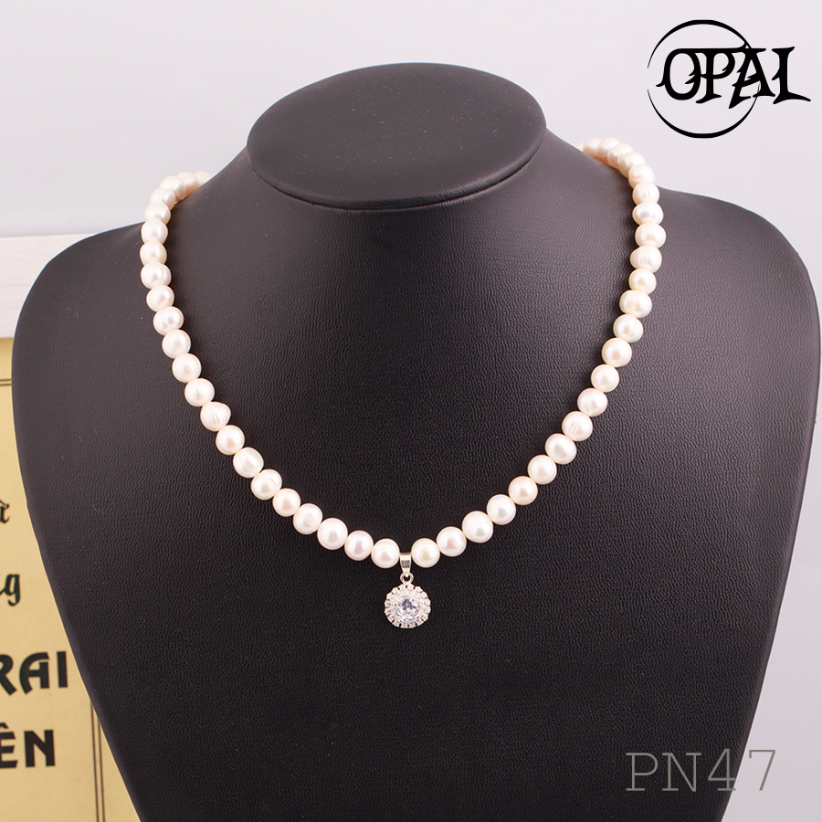 PN47- Chuỗi vòng cổ ngọc trai OPAL