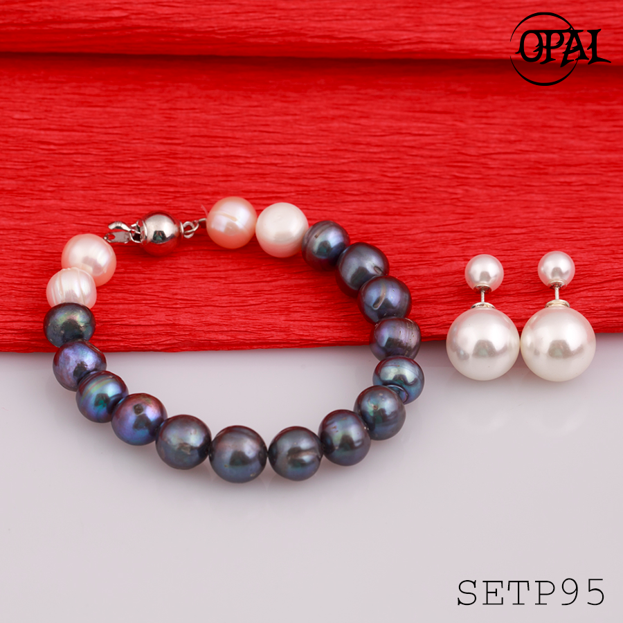 SETP95-Bộ trang sức ngọc trai OPAL