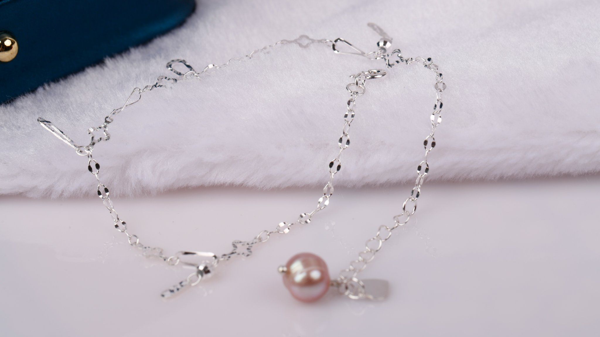 N55 - Lắc tay Bạc đính Ngọc trai thương hiệu Opal