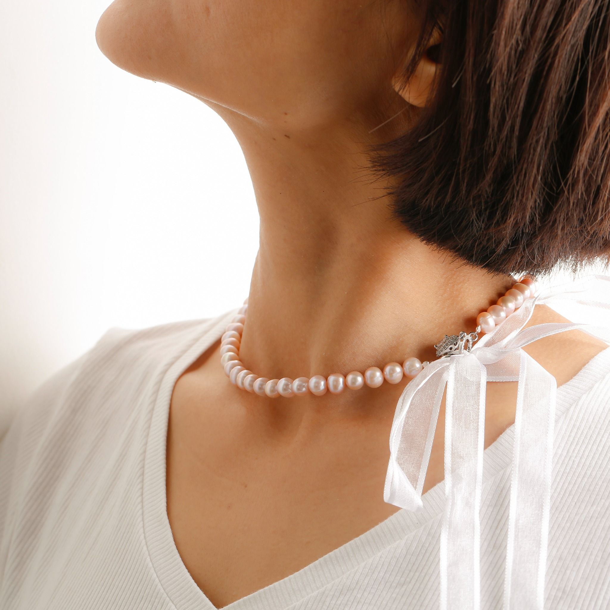 Vòng cổ Ngọc trai thiết kế phong cách Pháp thuơng hiệu Opal