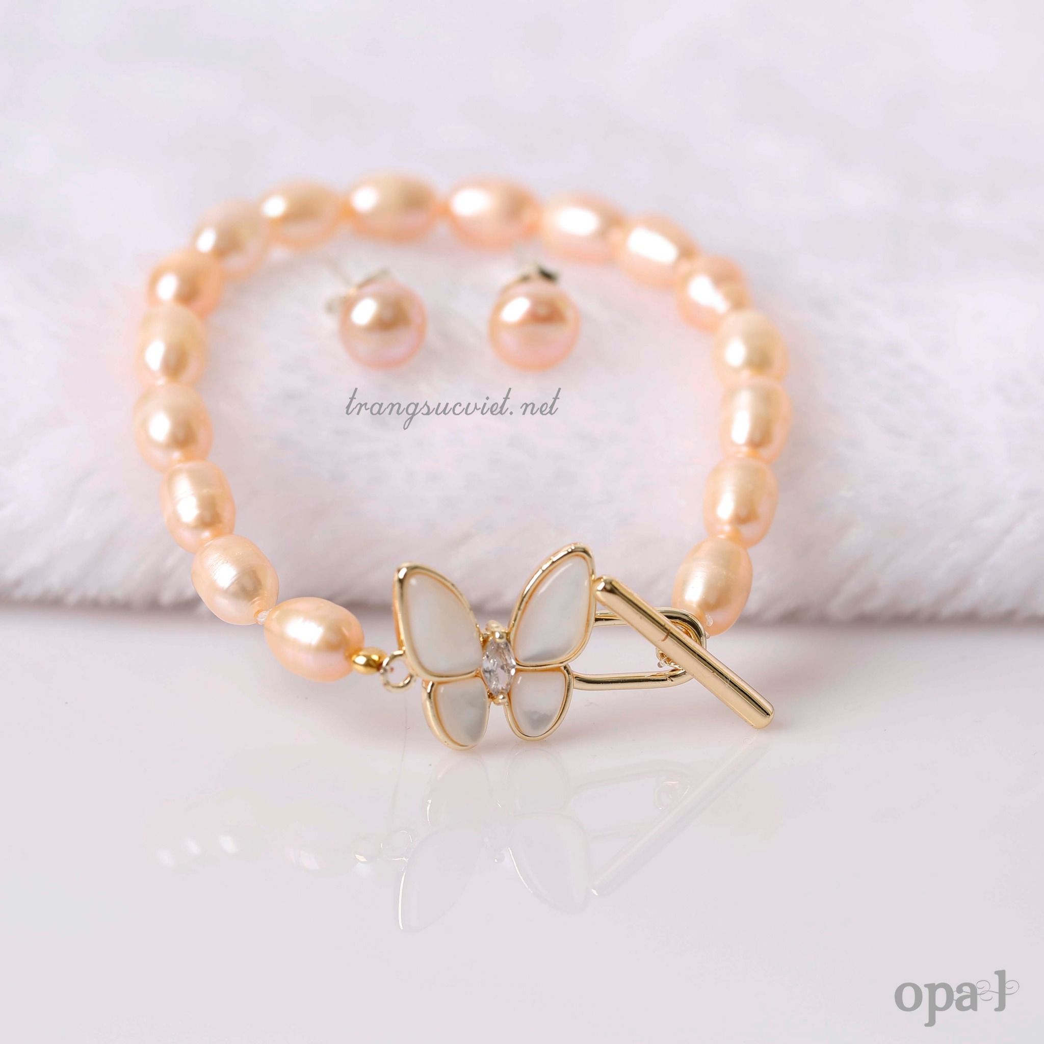 BST Vòng tay ngọc trai Opal – Dành cho chị gái, ưu đãi tháng 4: 550k