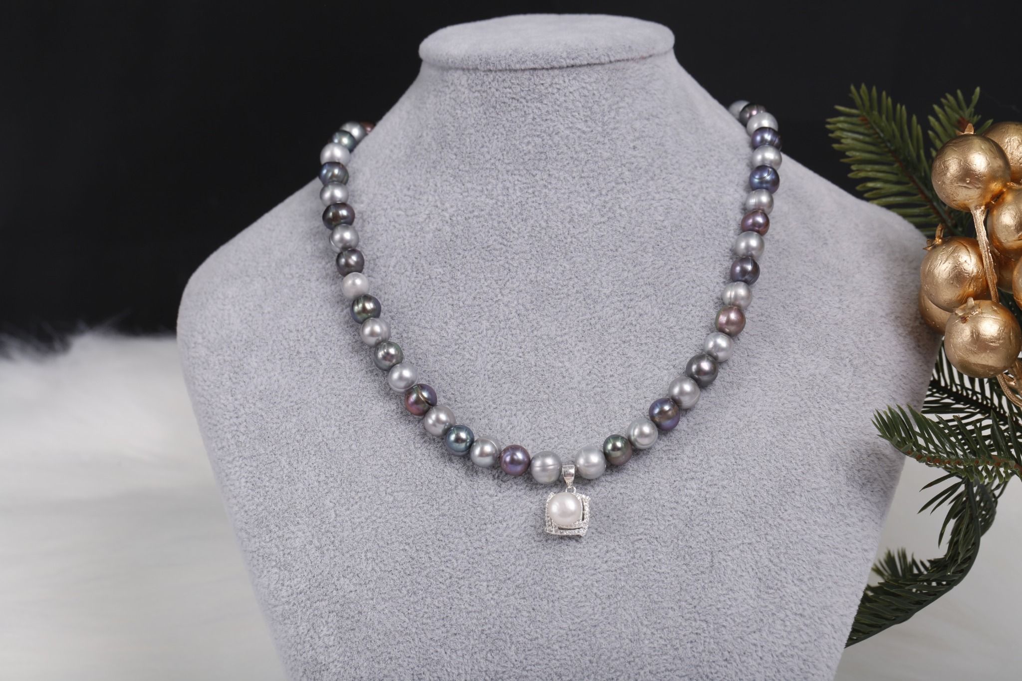 Vòng cổ ngọc trai Opal - PN122123
