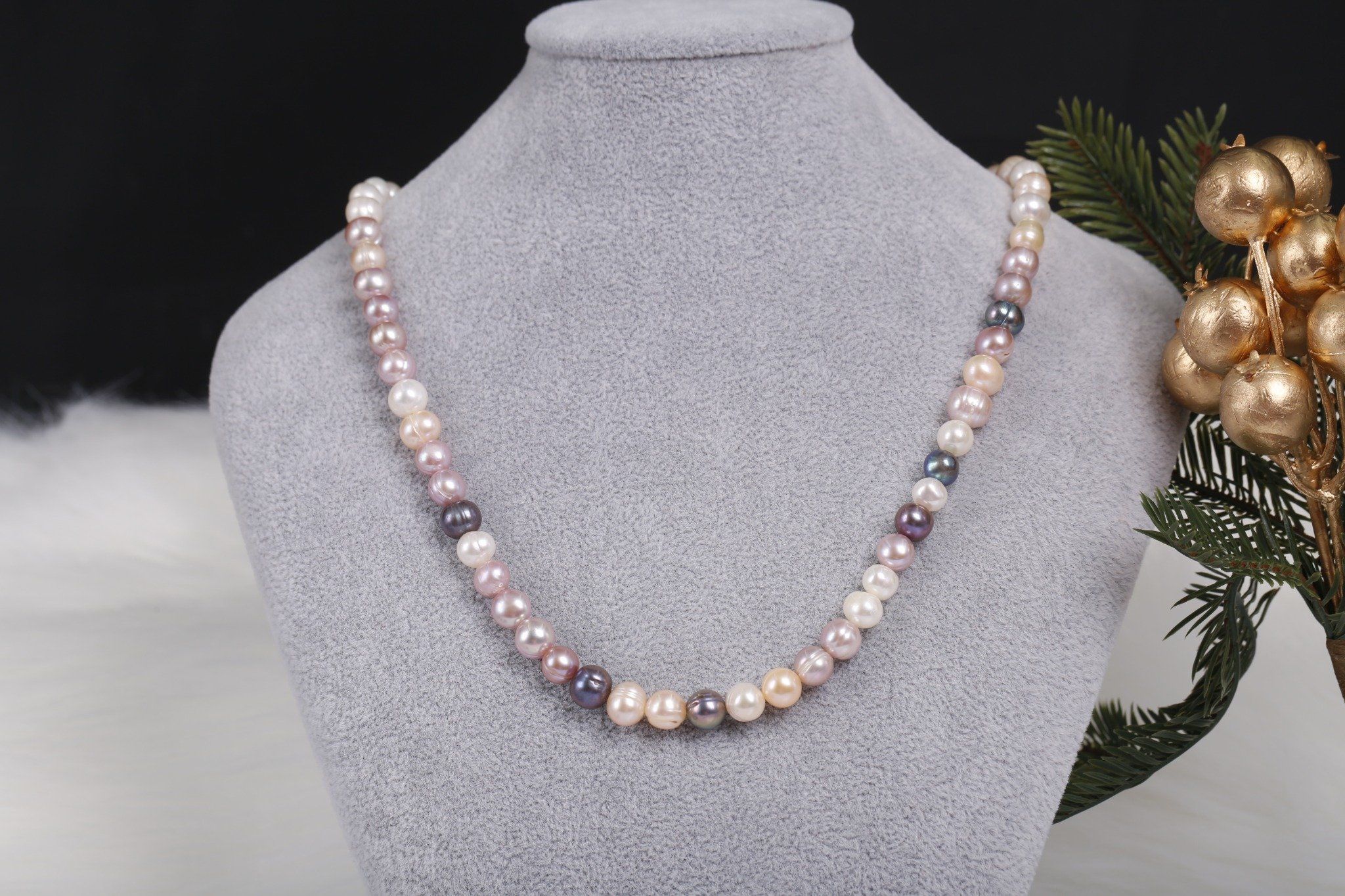 Vòng cổ ngọc trai Opal - PN122124