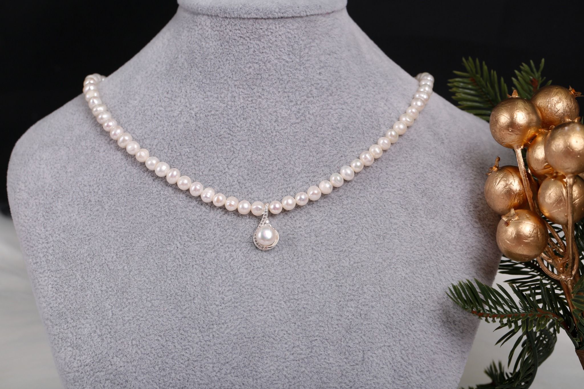 Vòng cổ ngọc trai Opal - PN122117