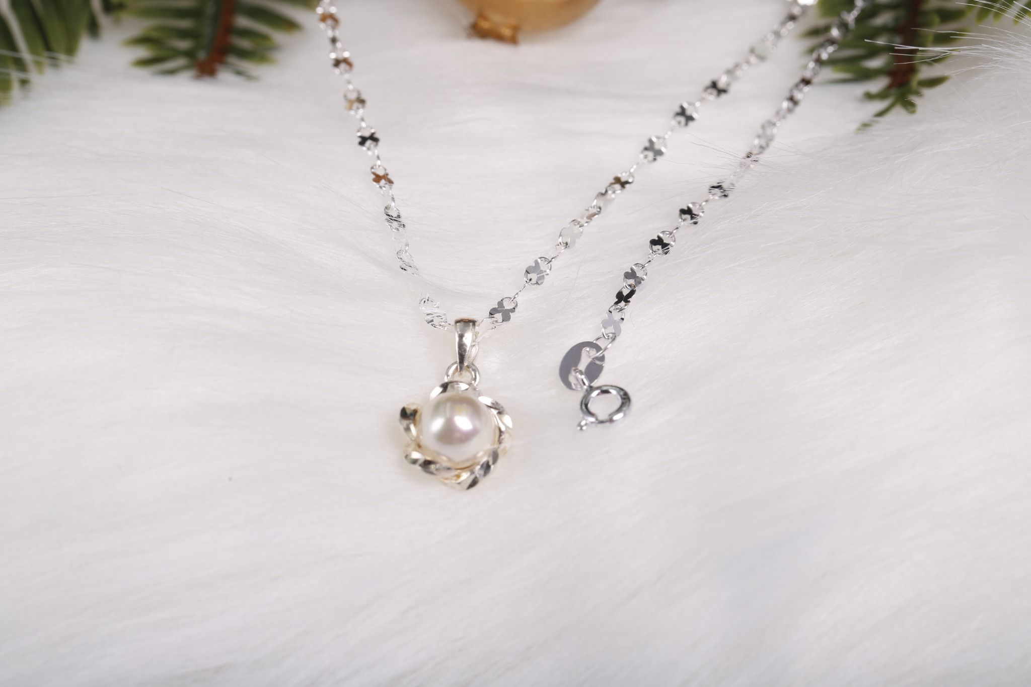 Dây chuyền Ngọc trai thương hiệu Opal -NLS122114