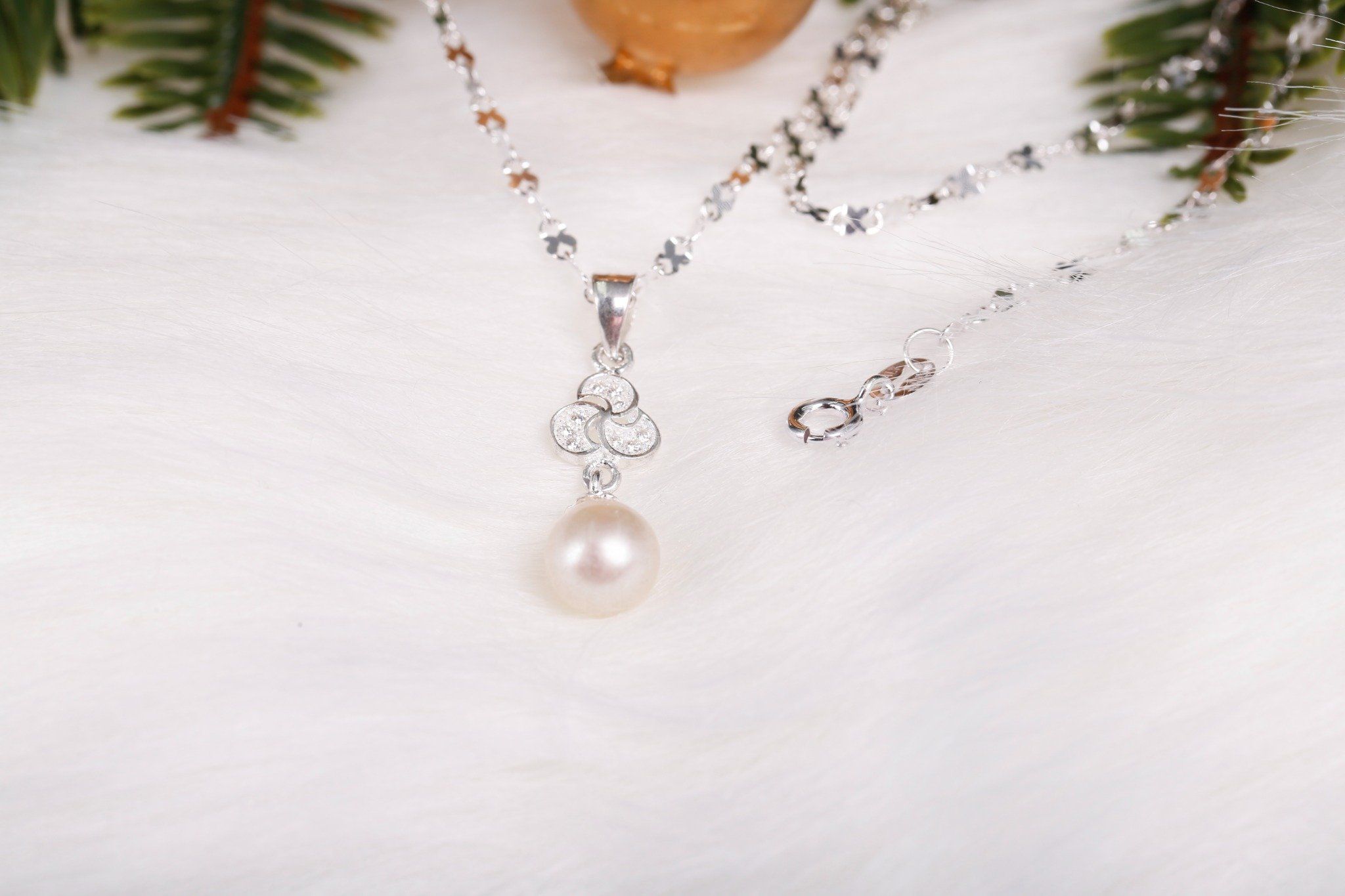 Dây chuyền Ngọc trai thương hiệu Opal -NLS122115