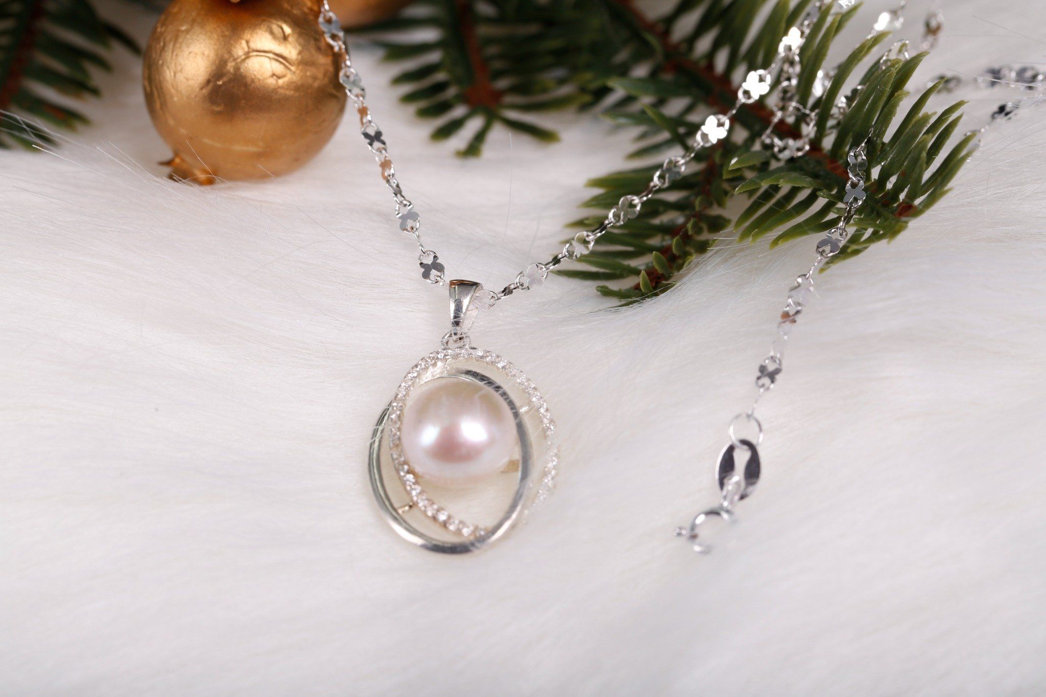 Dây chuyền Ngọc trai thương hiệu Opal -NLS122118