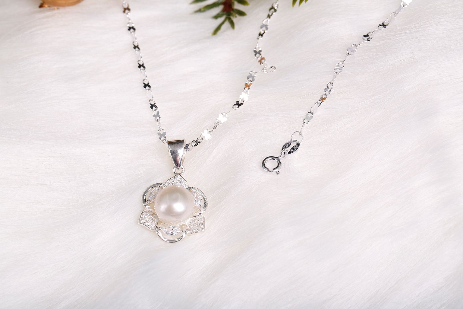 Dây chuyền Ngọc trai thương hiệu Opal -NLS122119