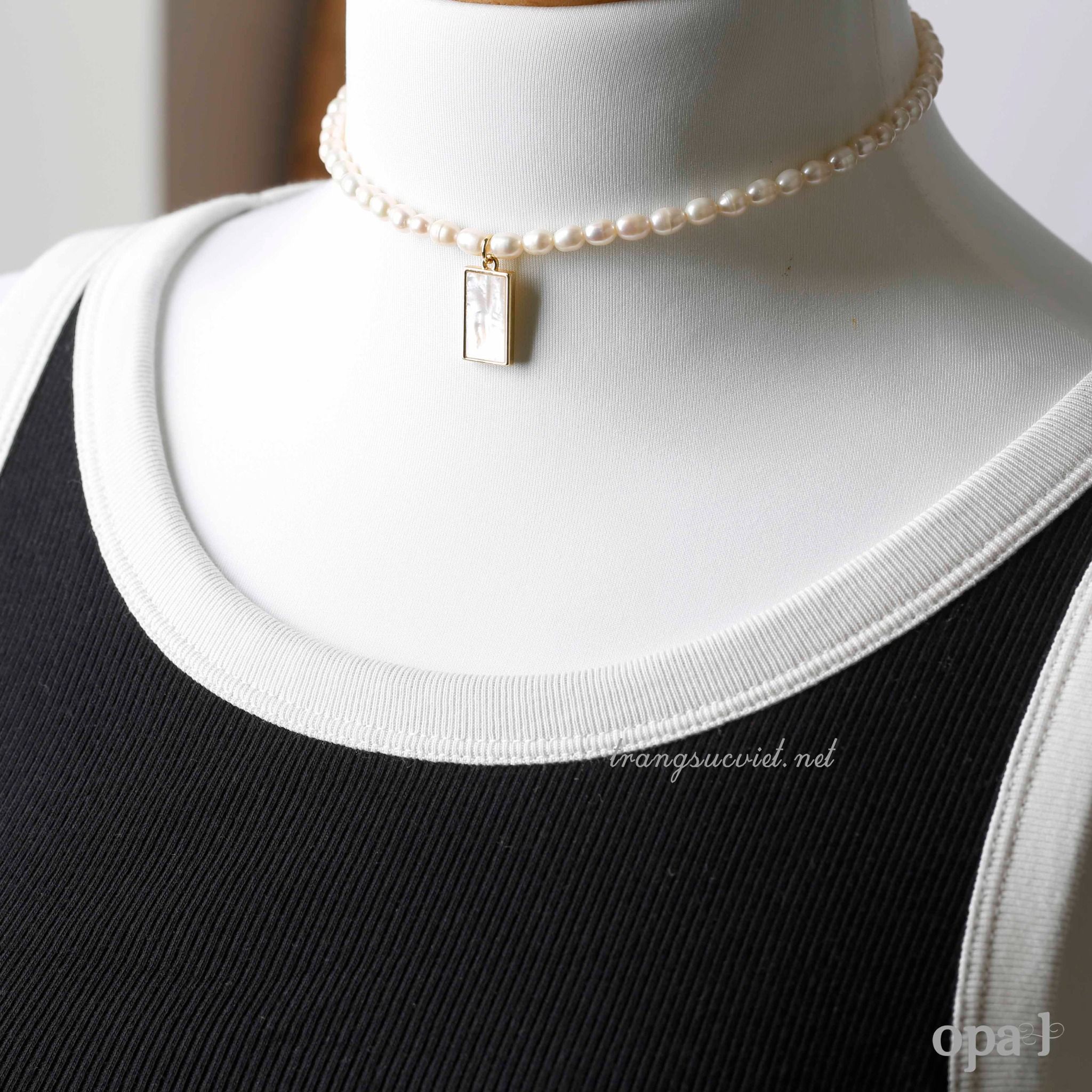 Choker Opal trẻ trung – Cho cô nàng bạn thương, ưu đãi tháng 4 chỉ : 850K