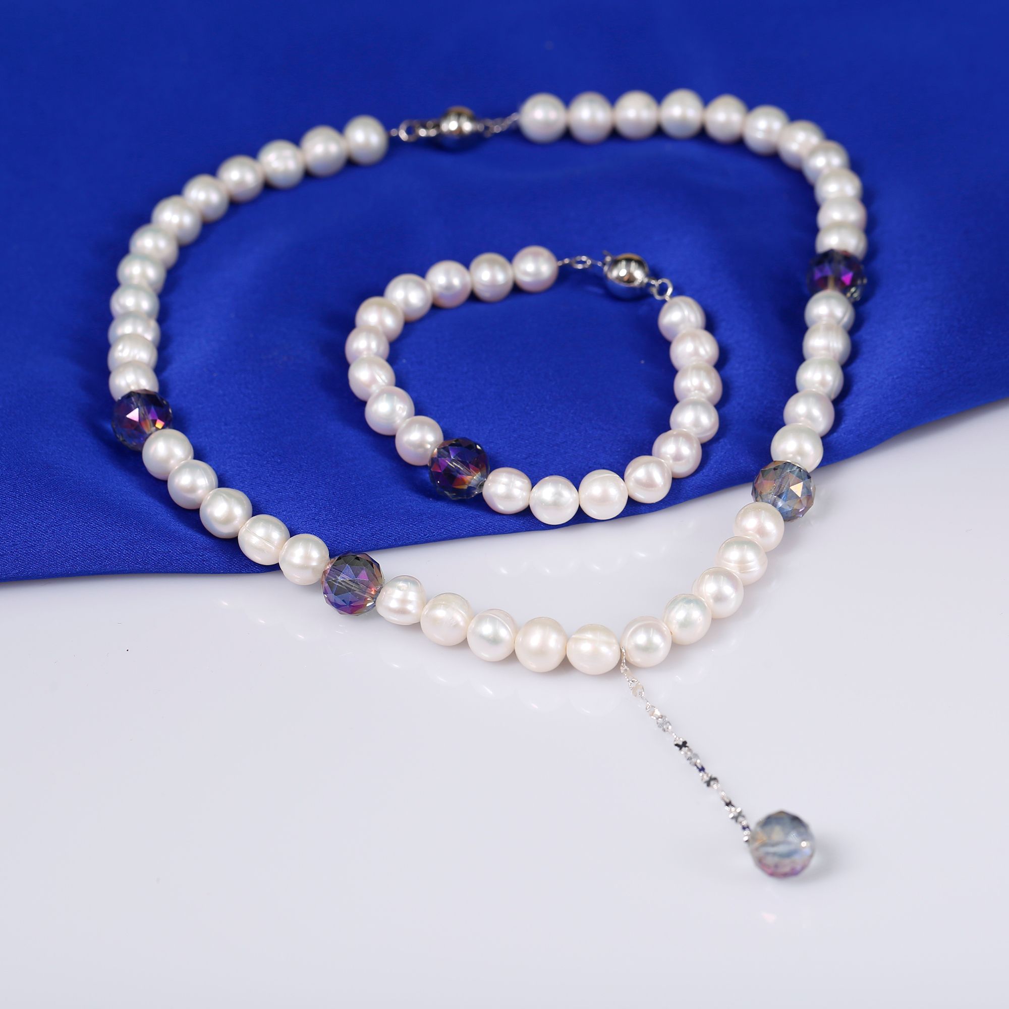 vòng cổ ngọc trai 9li