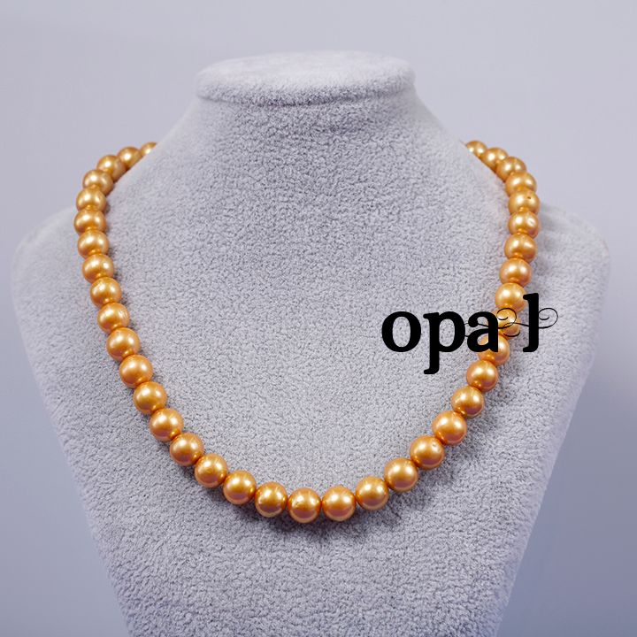 VÒNG CỔ NGỌC TRAI VÀNG