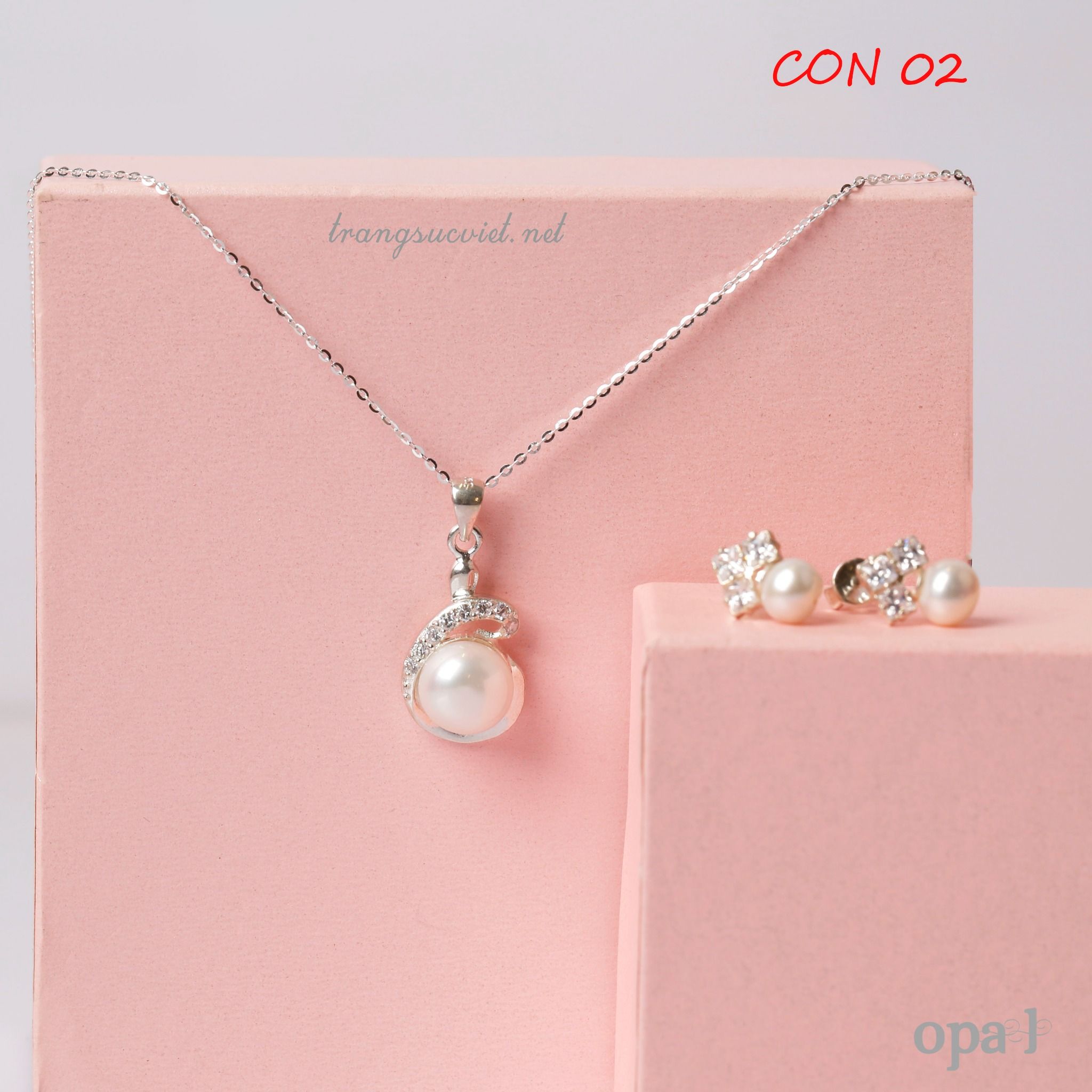 Bộ ngọc trai cho mẹ + ưu đãi bộ dây chuyền cho con