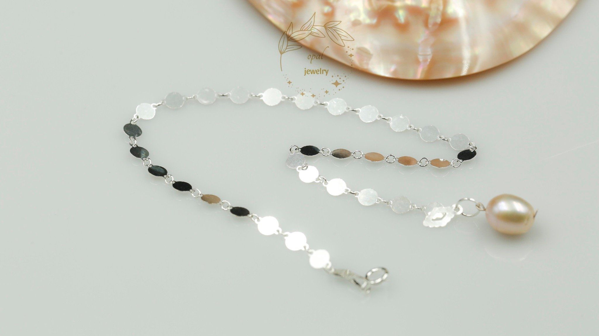 Lắc tay/chân Bạc đính Ngọc Trai