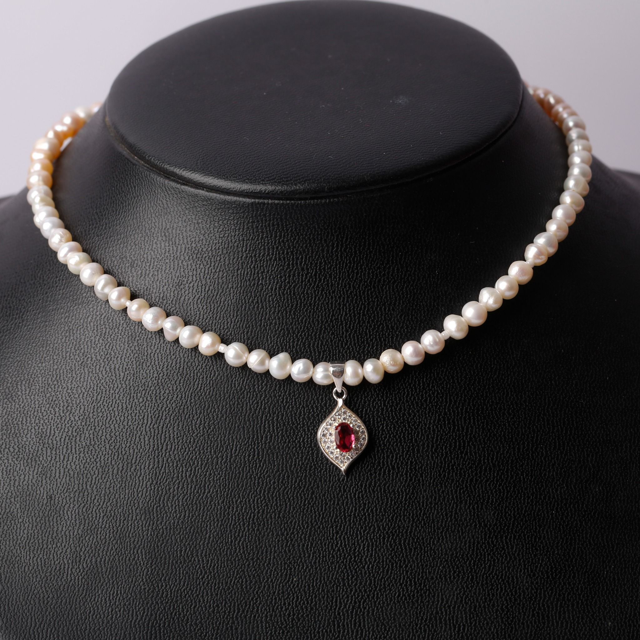 Vòng cổ ngọc trai Opal - PN122139
