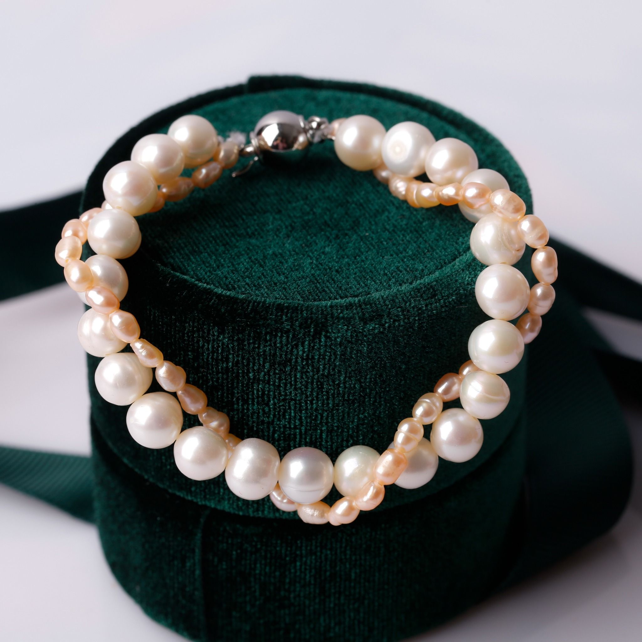 Vòng tay ngọc trai thương hiệu Opal - PB12211