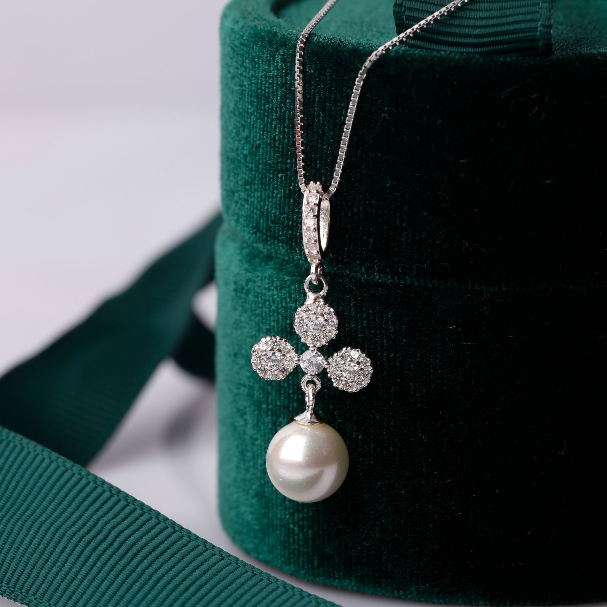 Dây chuyền ngọc trai thương hiệu Opal -NLS7