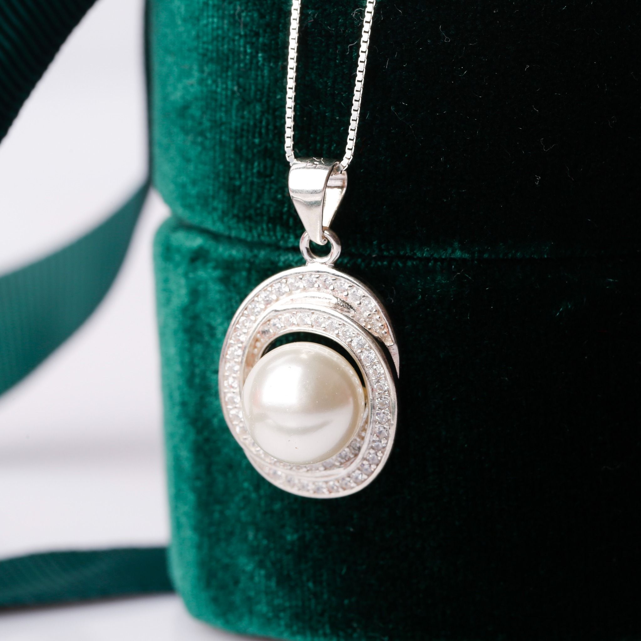 Dây chuyền ngọc trai thương hiệu Opal - NLS8