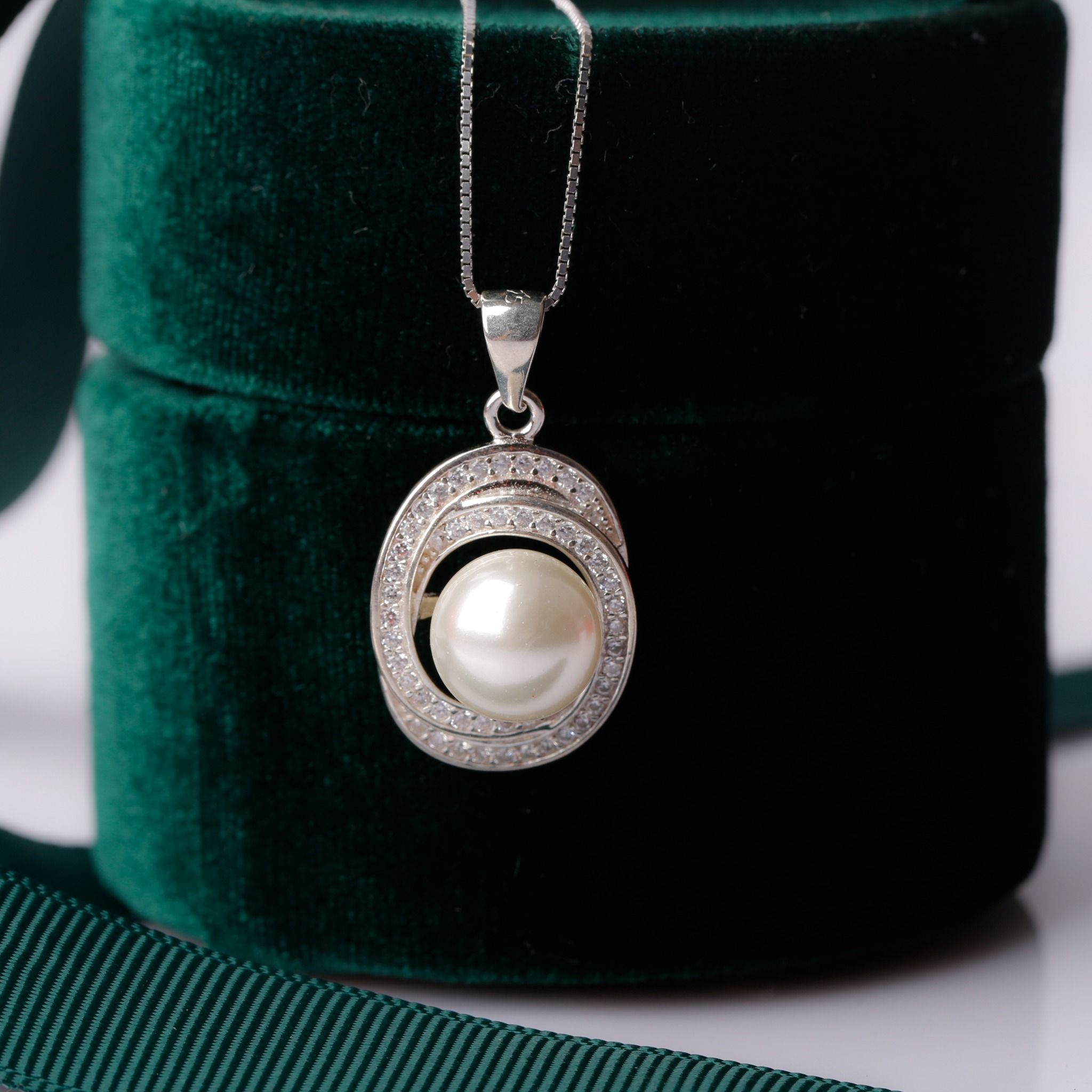 Dây chuyền ngọc trai thương hiệu Opal - NLS8