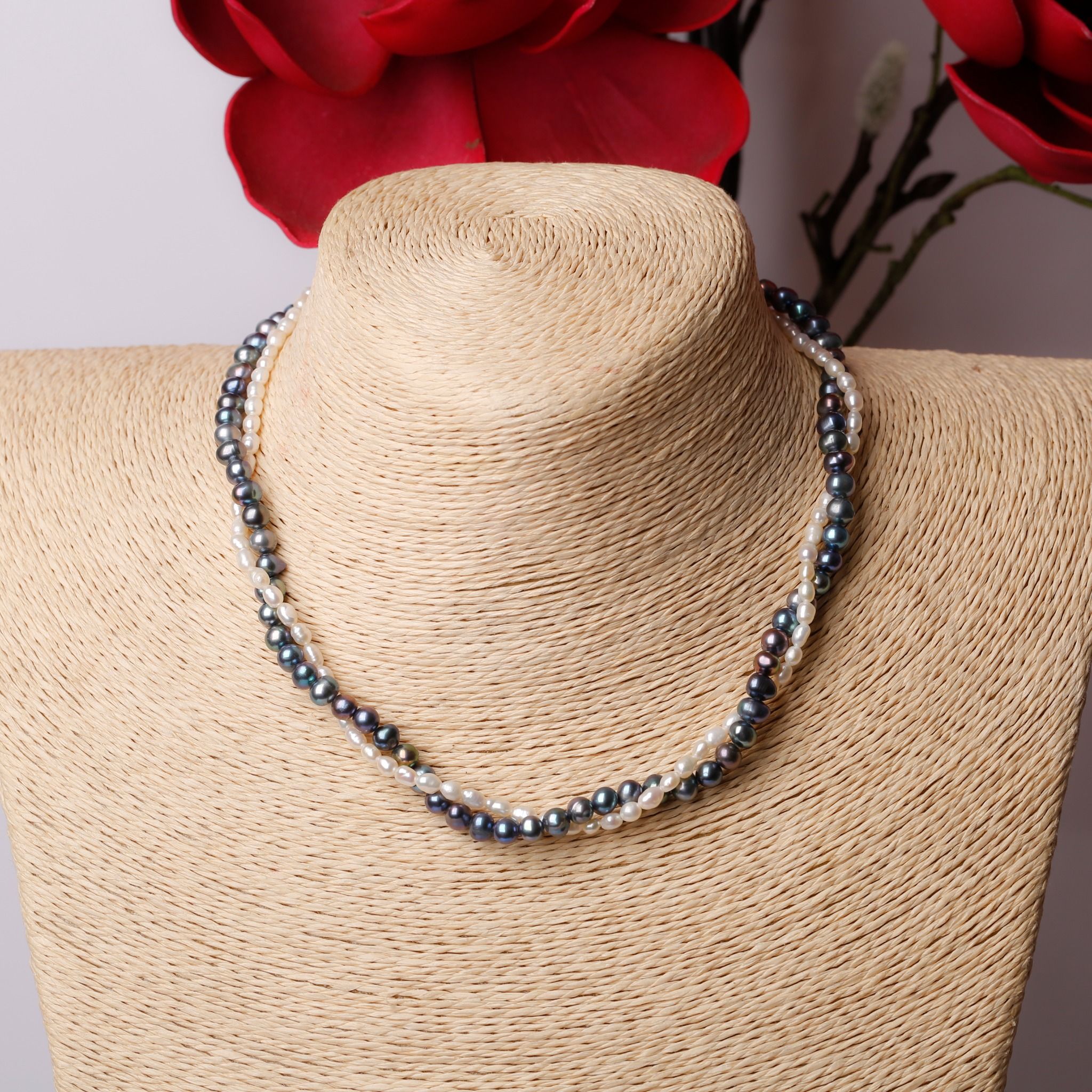 Vòng cổ ngọc trai Opal - PN122149