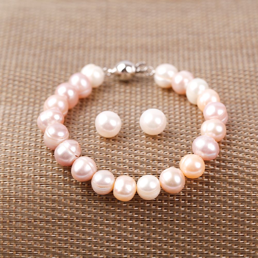 Bộ vòng tay - Hoa tai Ngọc Trai Opal.