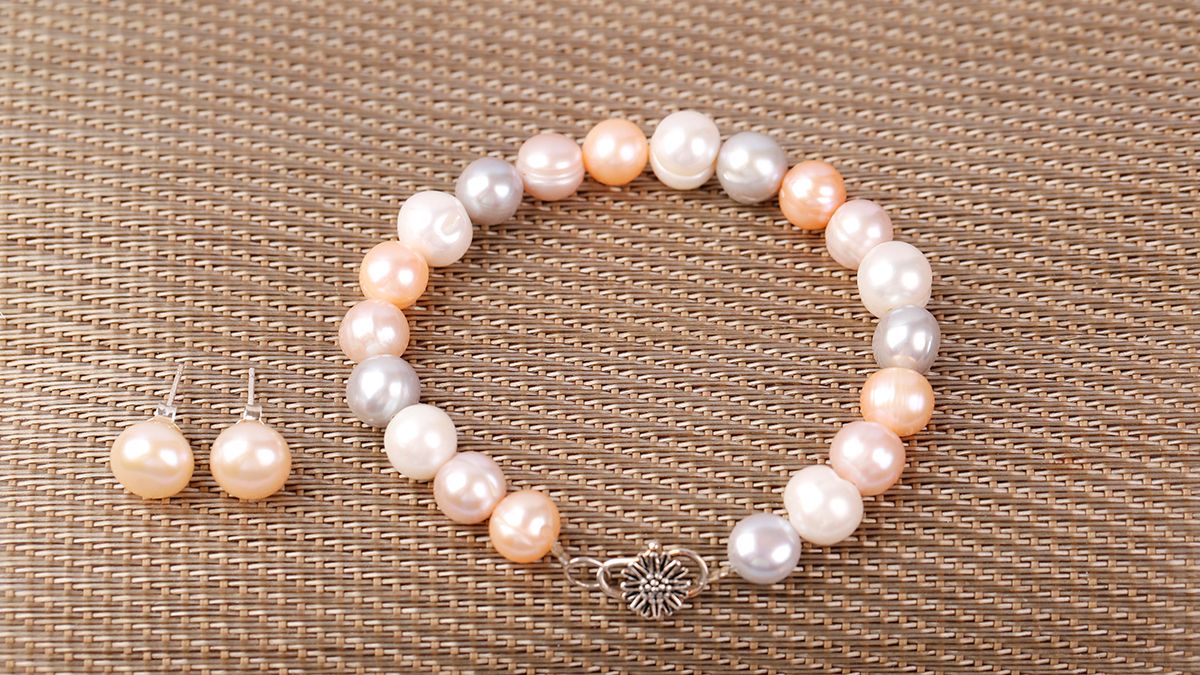 Bộ ngọc trai Opal. TẶNG KHĂN LAU NGỌC TRAI CHUYÊN DỤNG