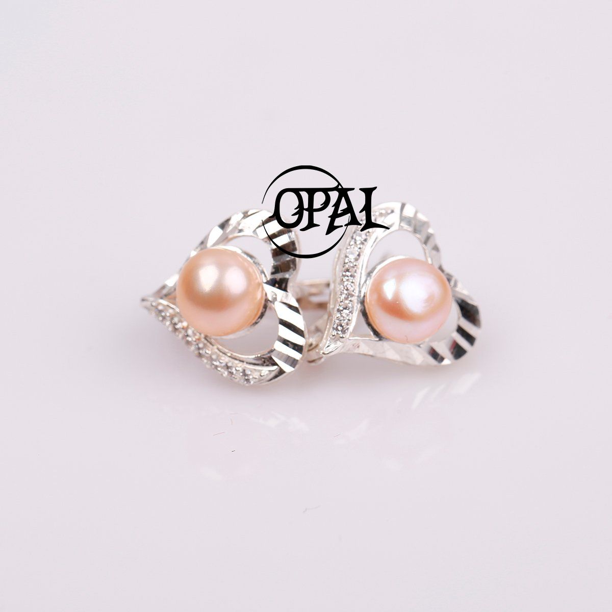 Hoa tai ngọc trai Opal