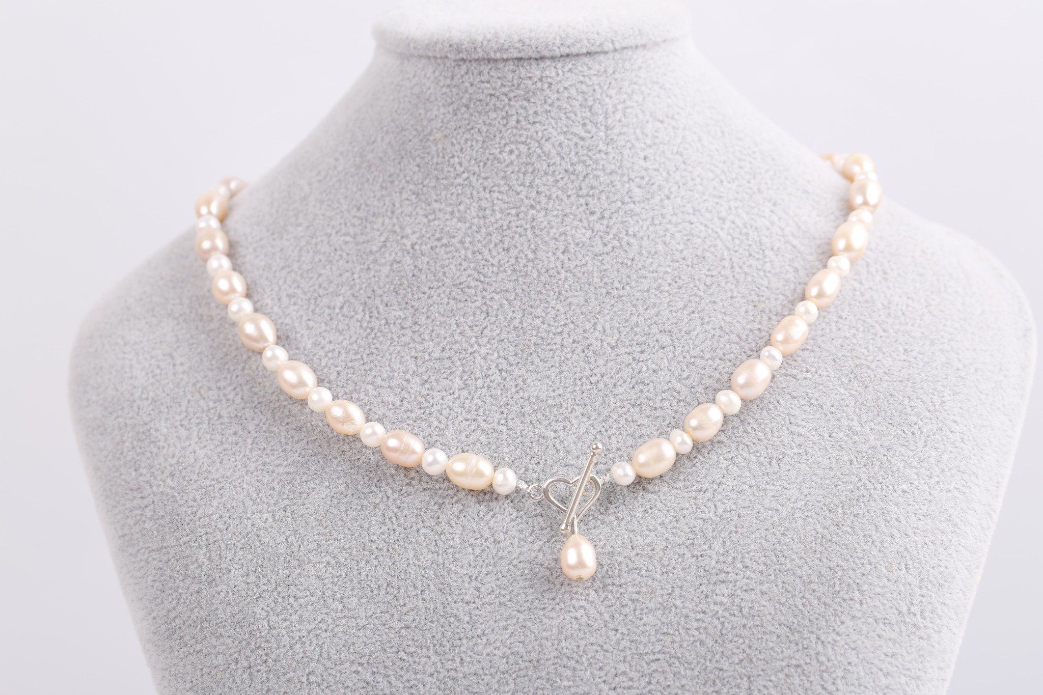  vòng cổ Ngọc Trai Choker khoá Bạc thương hiệu Opal 