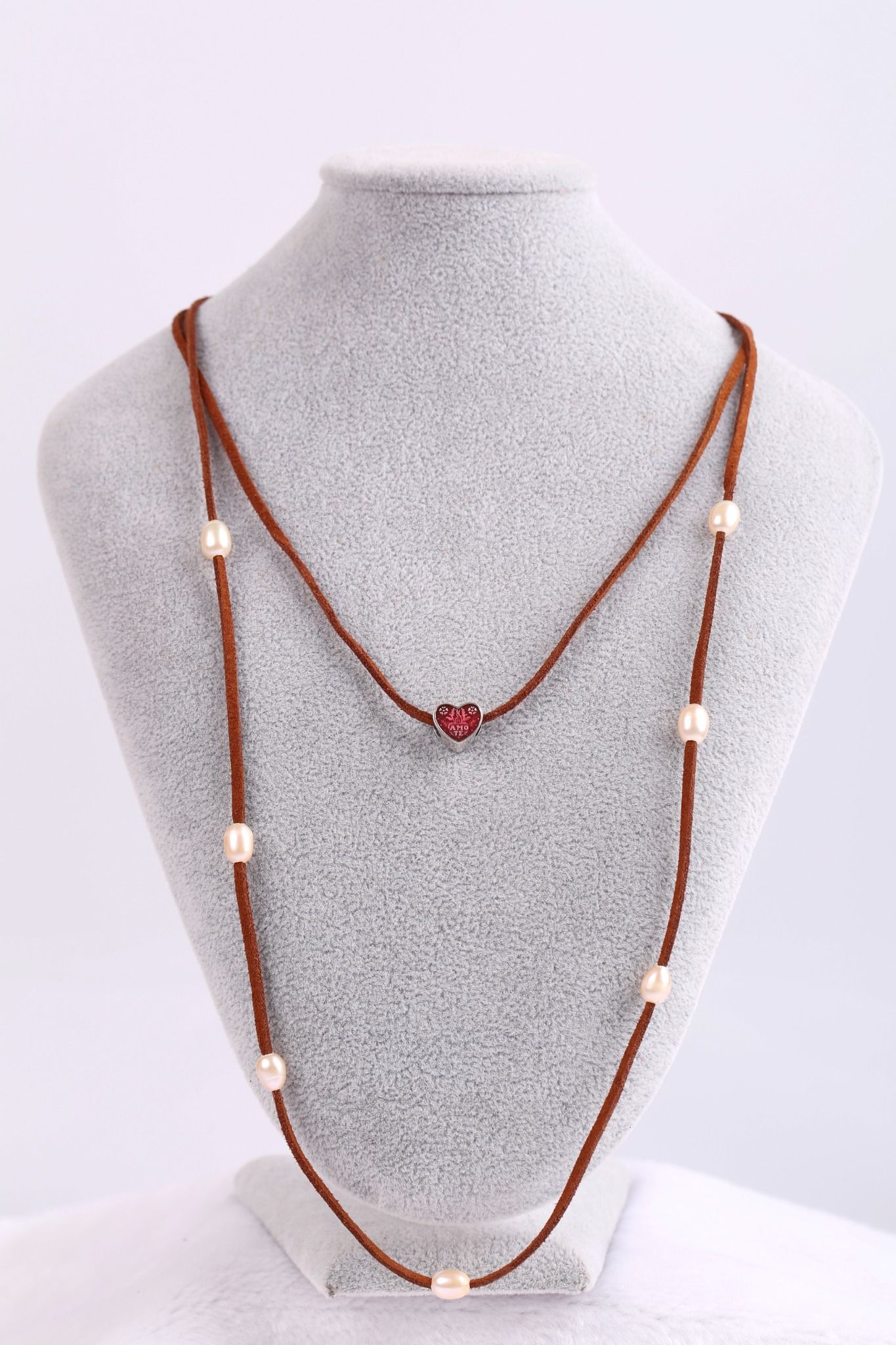 Vòng cổ ngọc trai 2 lớp Phong cách Châu âu