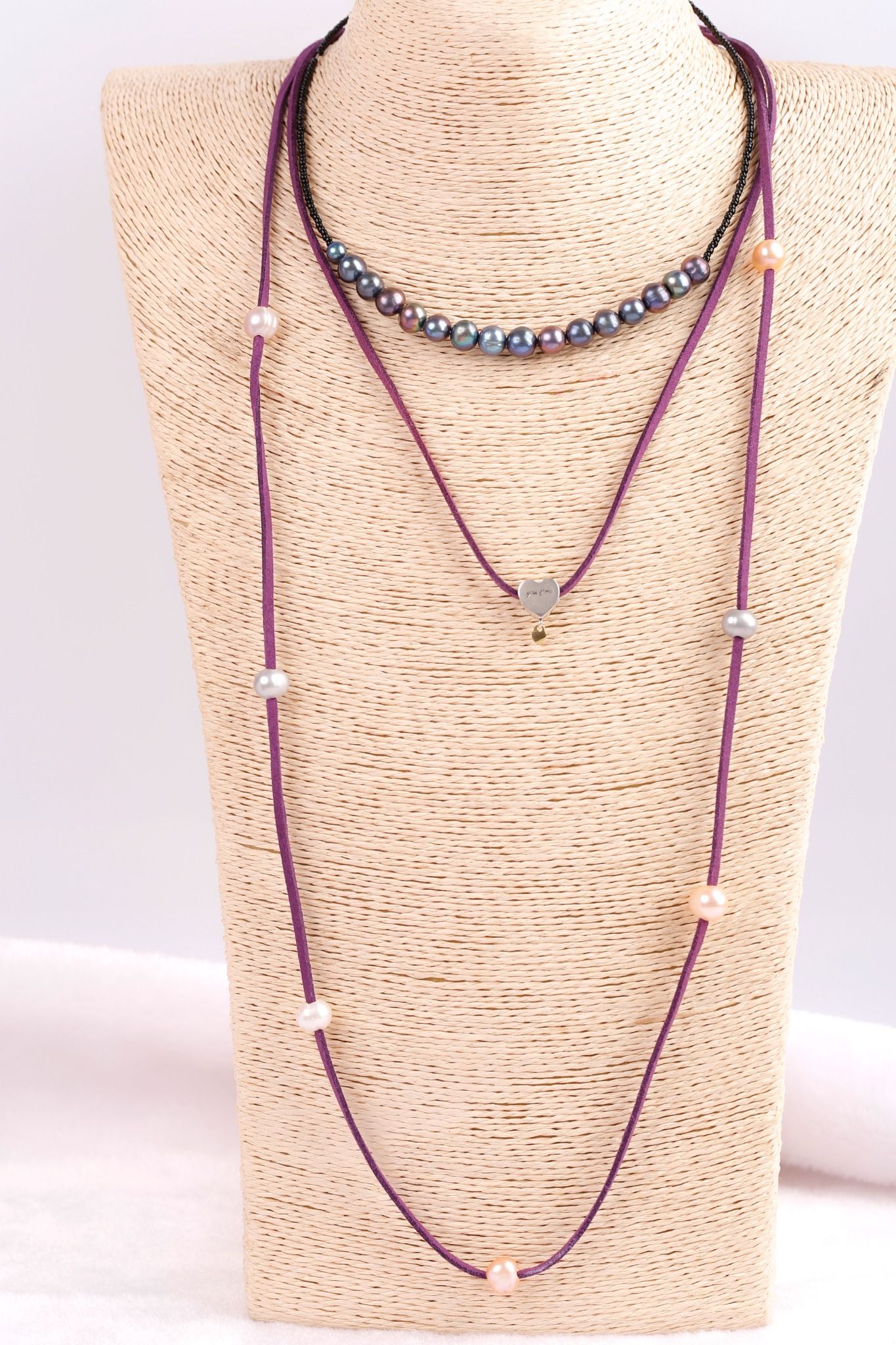 Vòng cổ dài thiết kế Opal