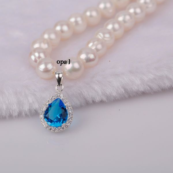  Vòng cổ Ngọc trai đính đá phong cách trẻ trung thương hiệu Opal 