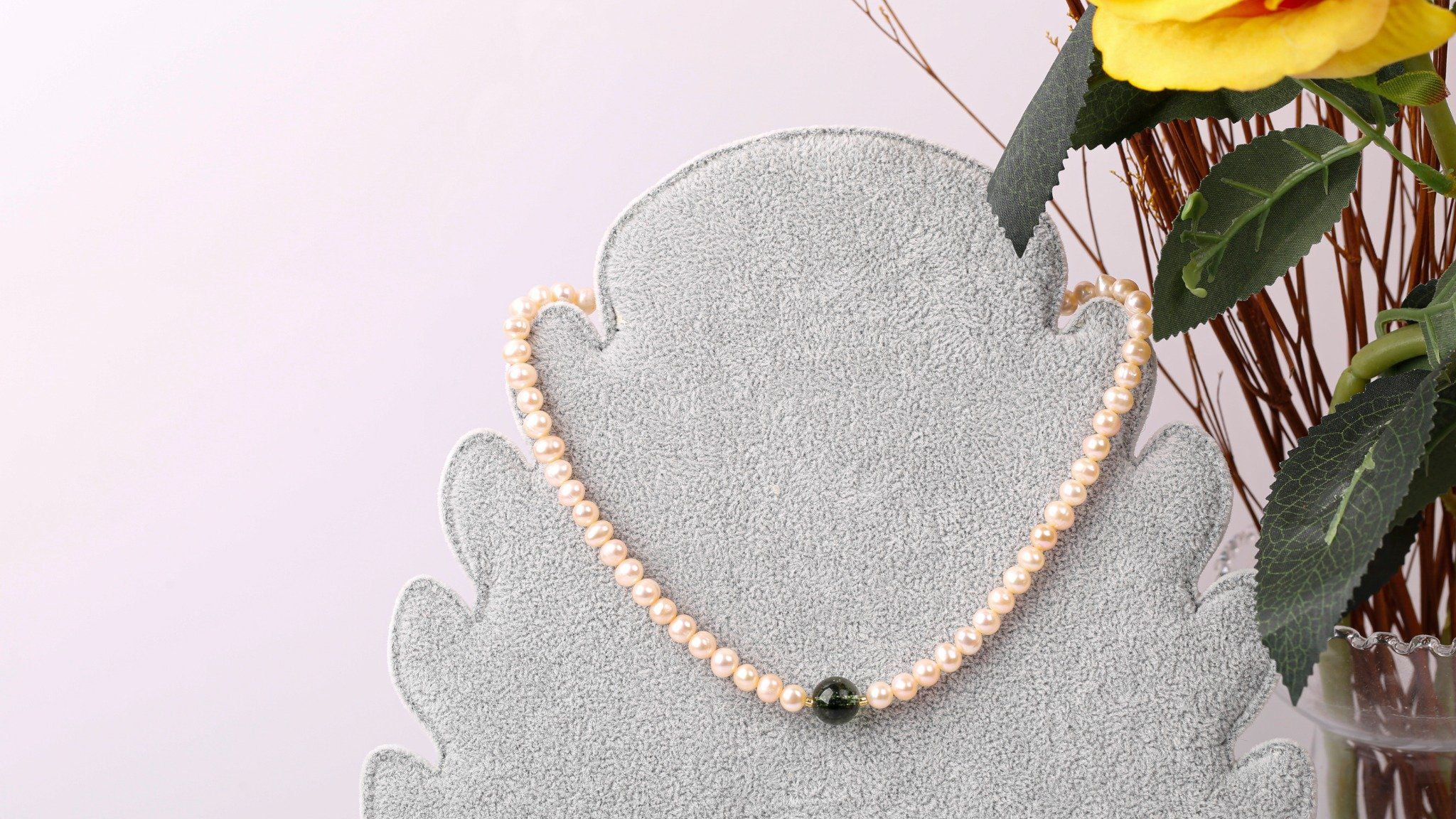 Vòng cổ Choker Ngọc Trai thời thượng Opal