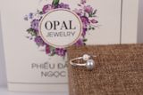  Nhẫn bạc nữ đính Ngọc trai thương hiệu Opal 