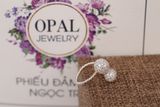  Nhẫn bạc nữ đính đá Ross thương hiệu Opal 