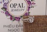  Nhẫn bạc nữ đính đá Ross thương hiệu Opal 