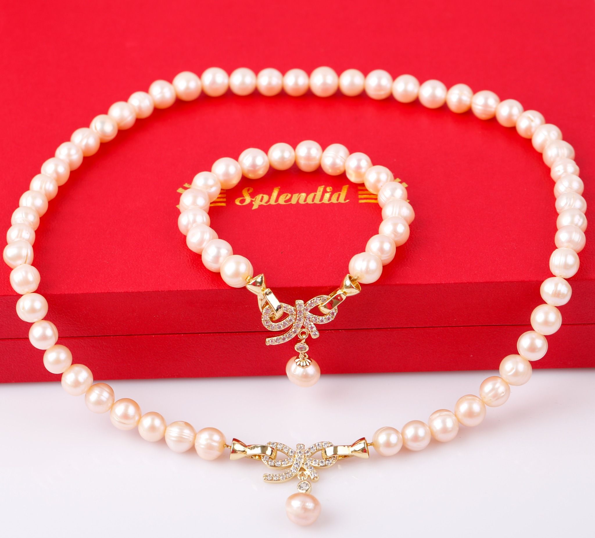 VÒNG CỔ VÀ VÒNG TAY NGỌC TRAI THƯƠNG HIỆU OPAL HT2