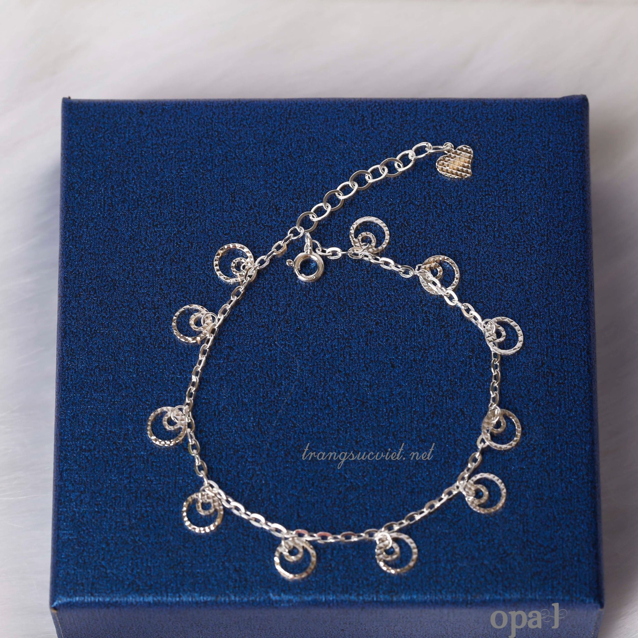 BST lắc bạc Opal