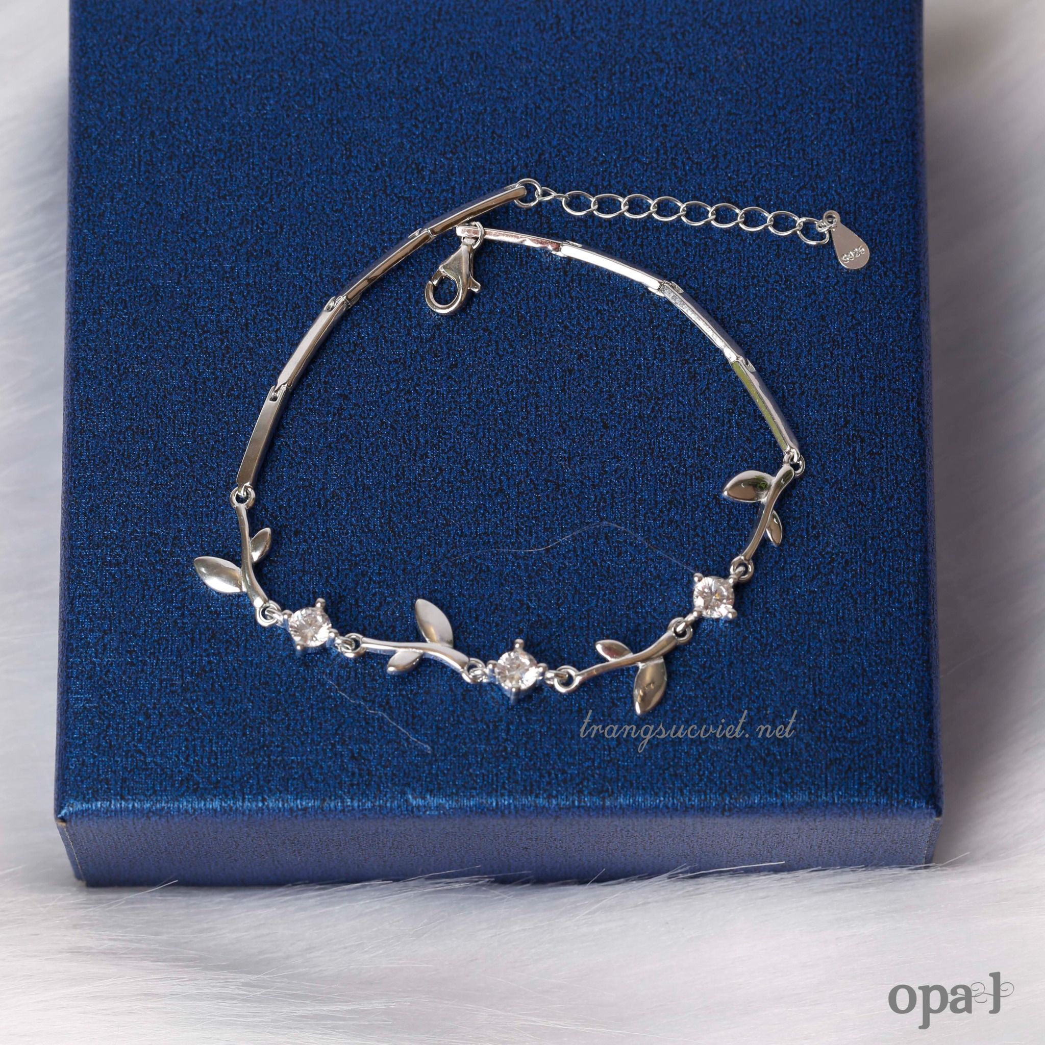 BST lắc bạc Opal