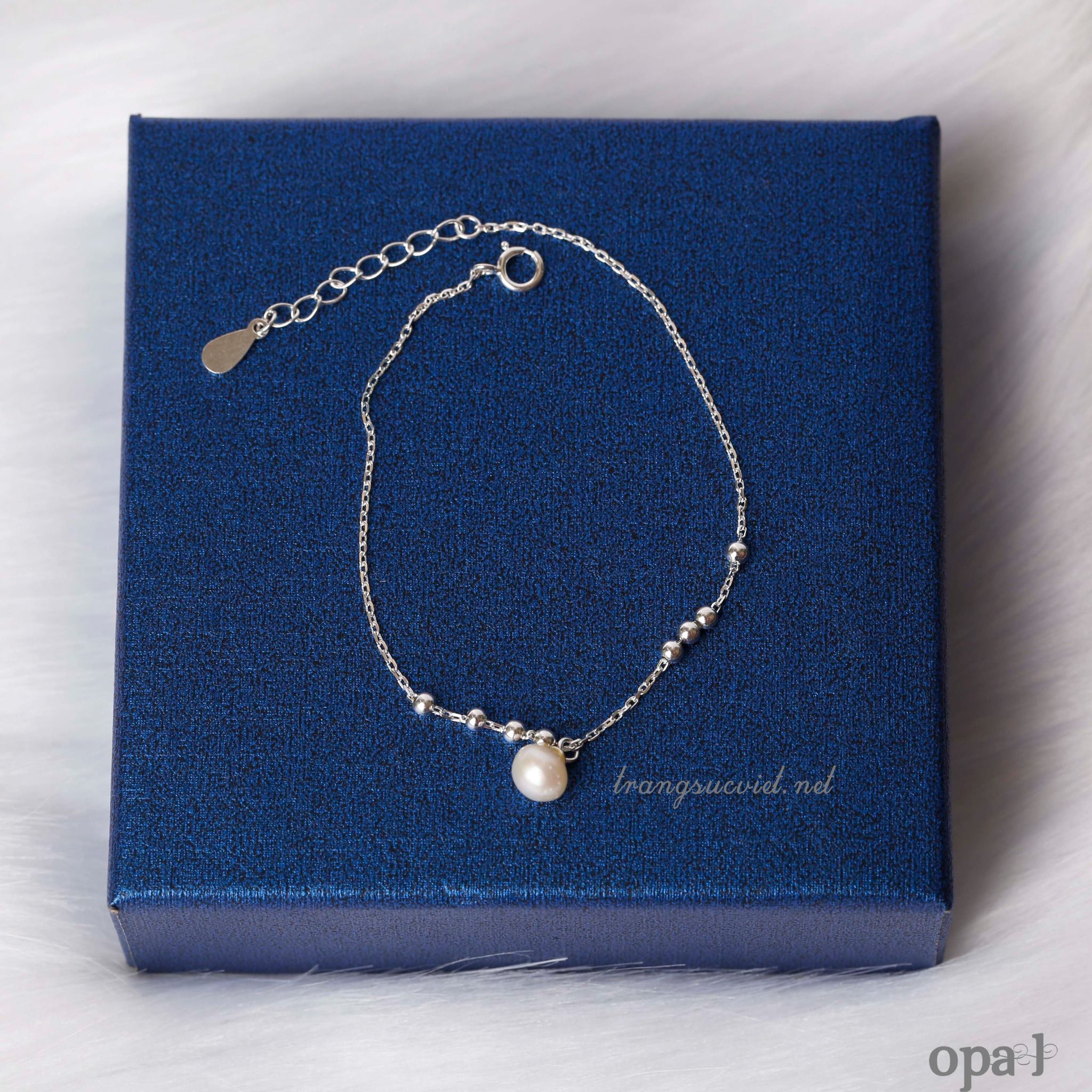 BST lắc bạc Opal