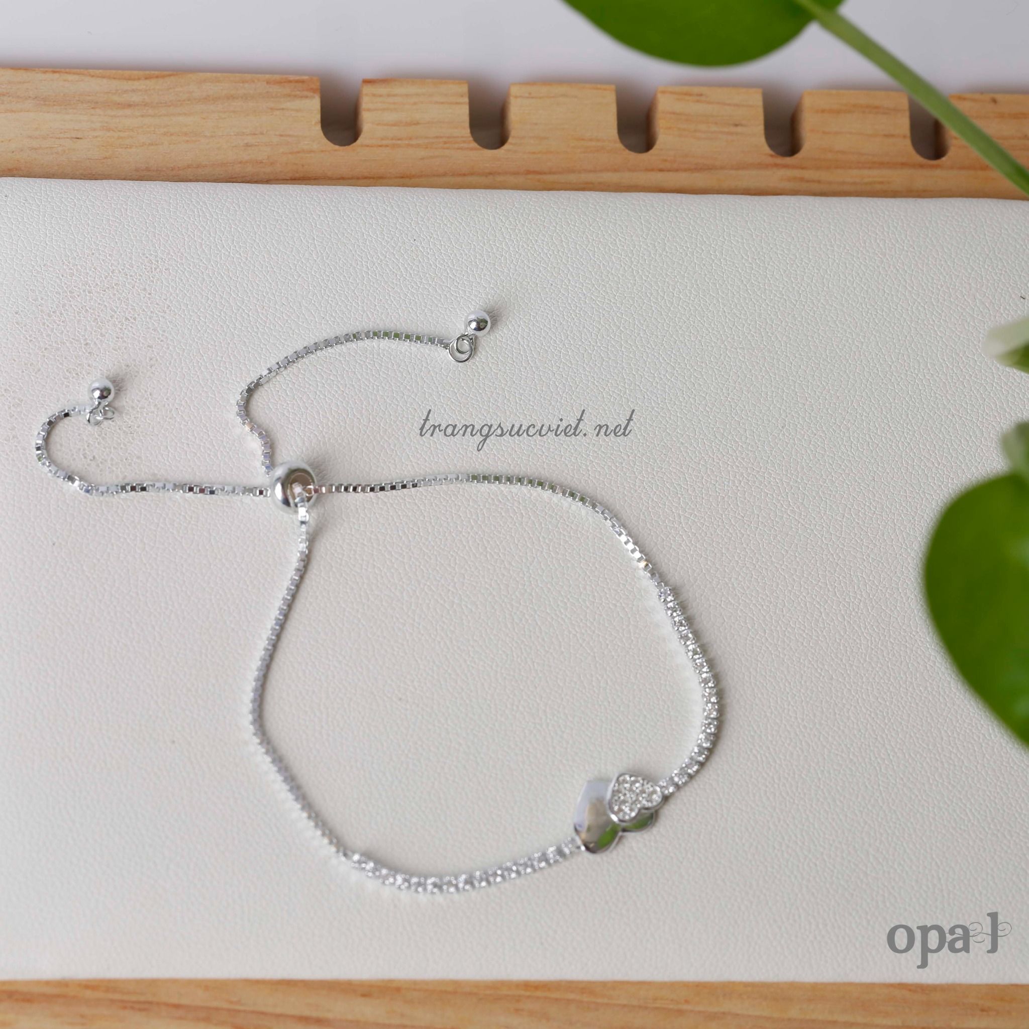 BST lắc bạc Opal