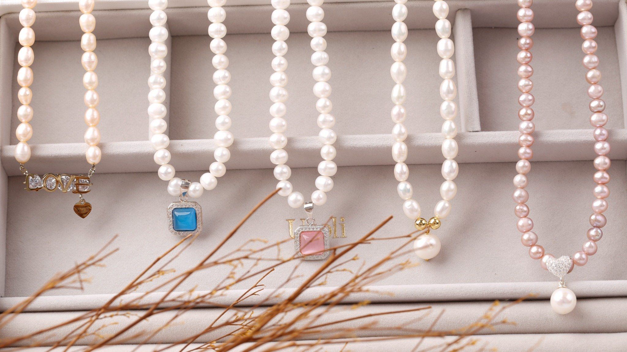 Vòng cổ Choker thời thượng Ngọc Trai Opal