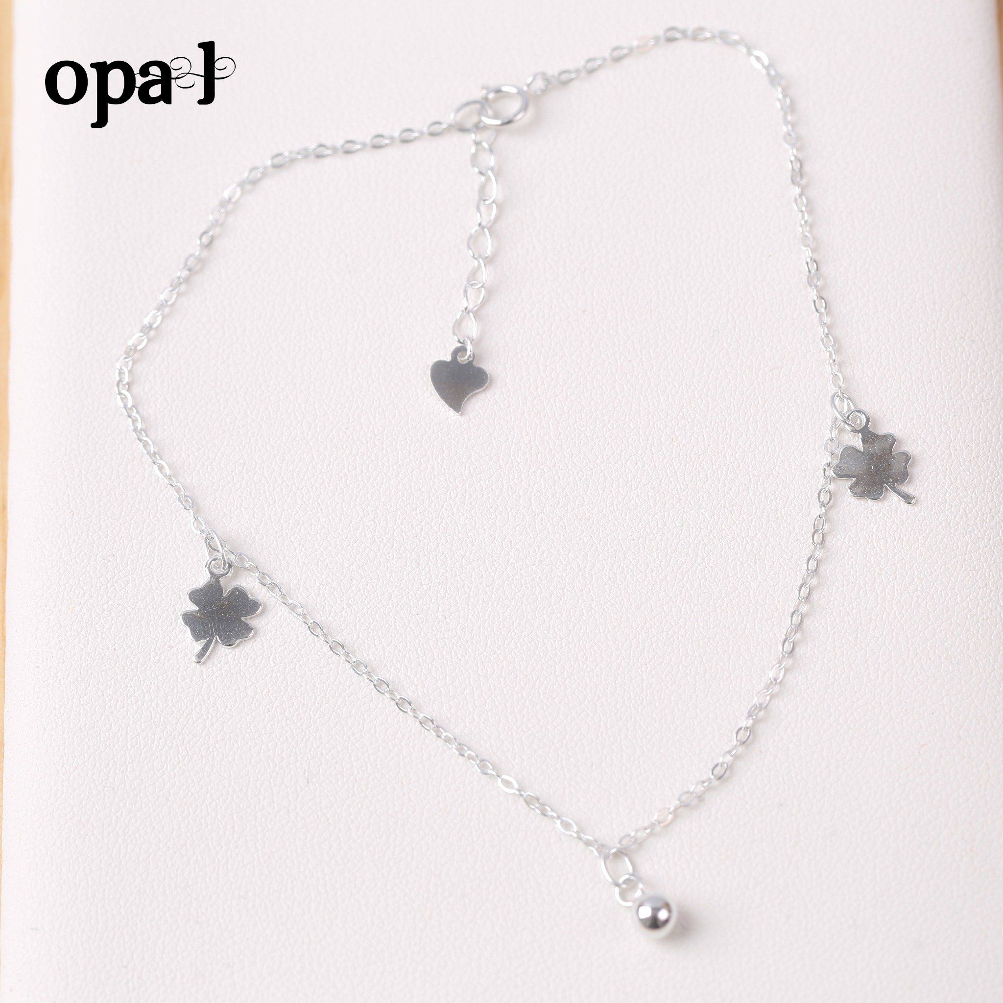  Bst lắc bạc phong cách trẻ trung thương hiệu Opal 