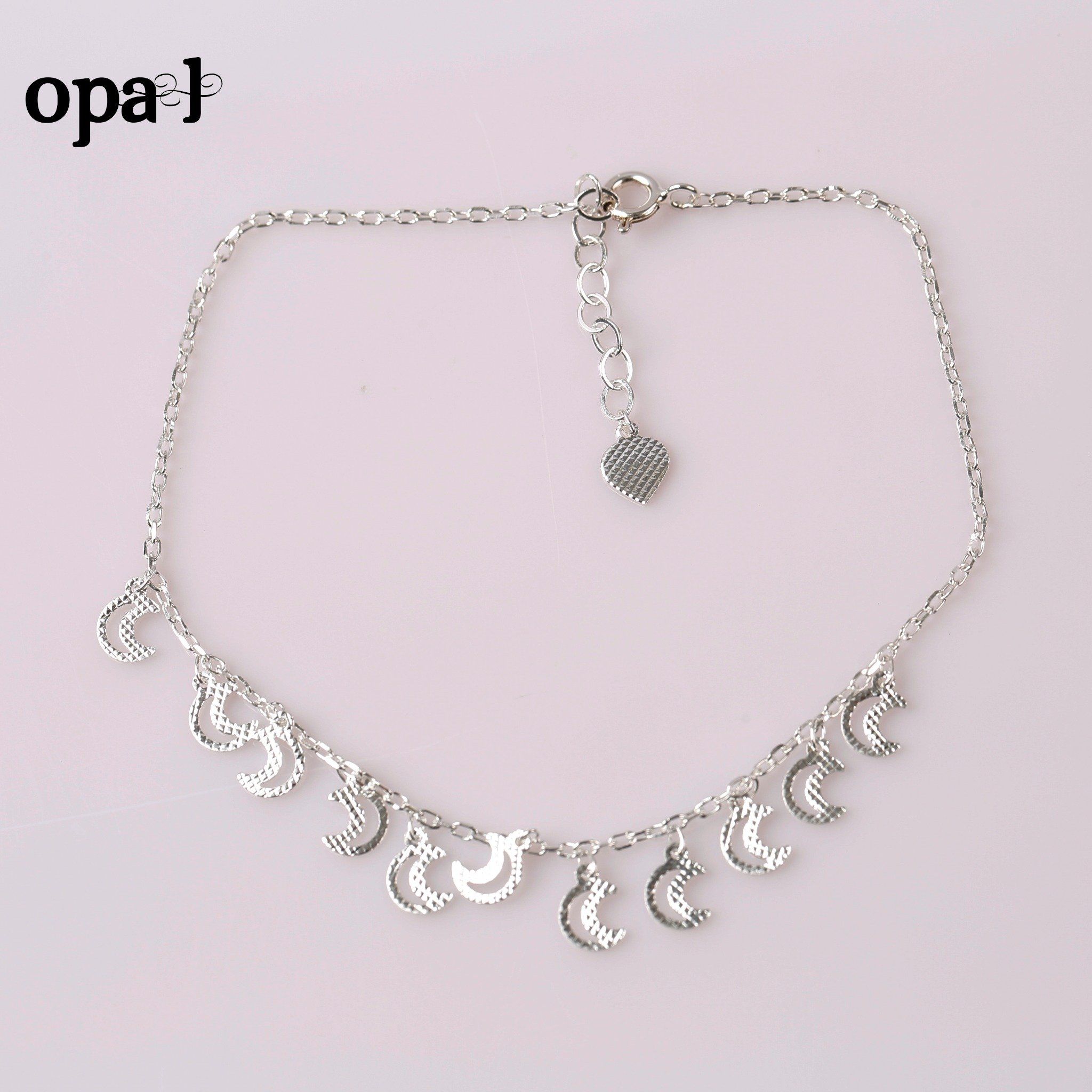  BST lắc tay bạc phong cách trẻ trung thương hiệu Opal 