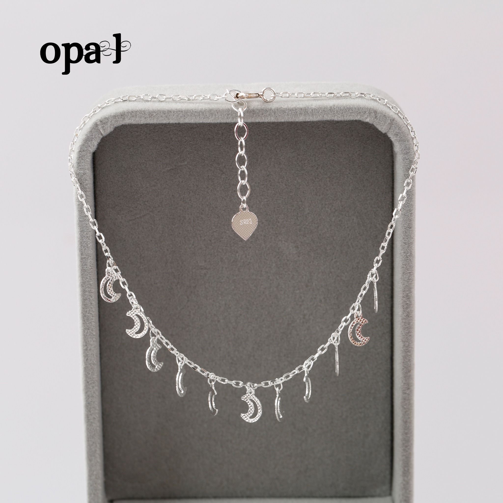  BST lắc tay bạc phong cách trẻ trung thương hiệu Opal 