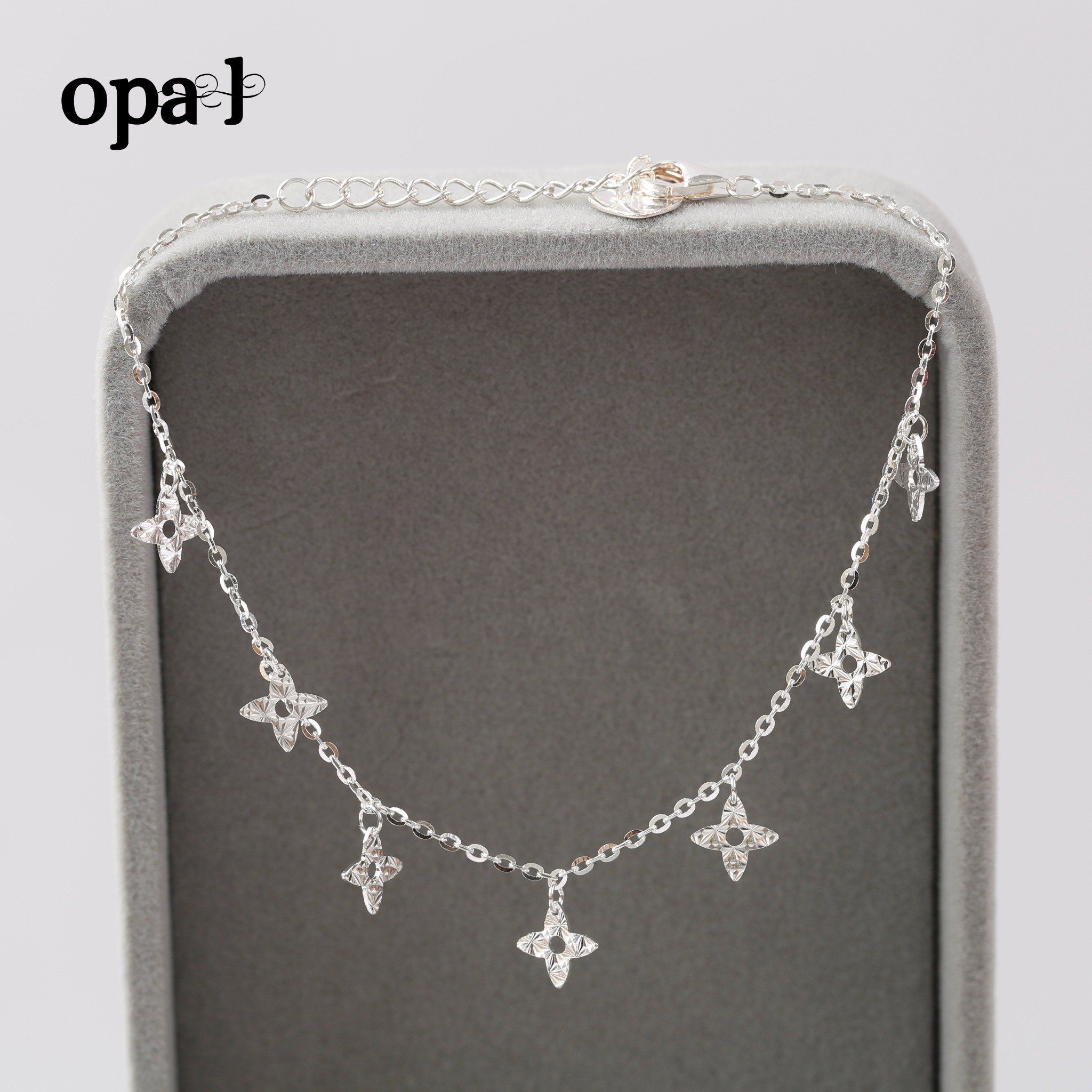 Bst lắc bạc phong cách trẻ trung thương hiệu Opal