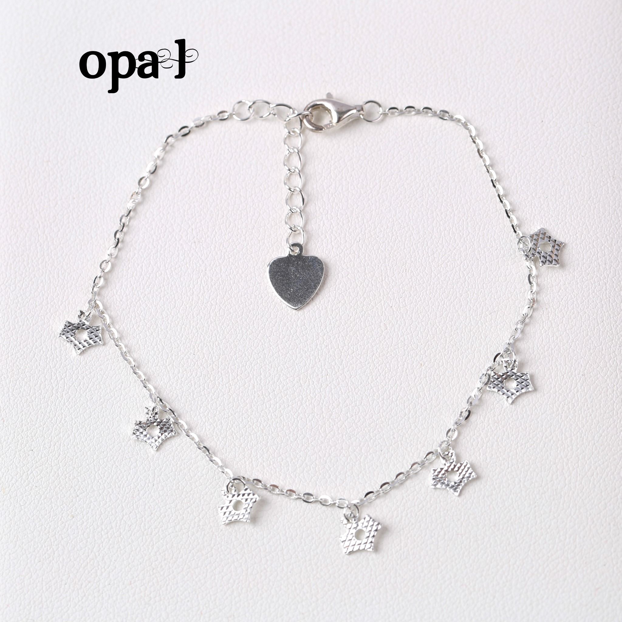 Bst lắc bạc phong cách trẻ trung thương hiệu Opal