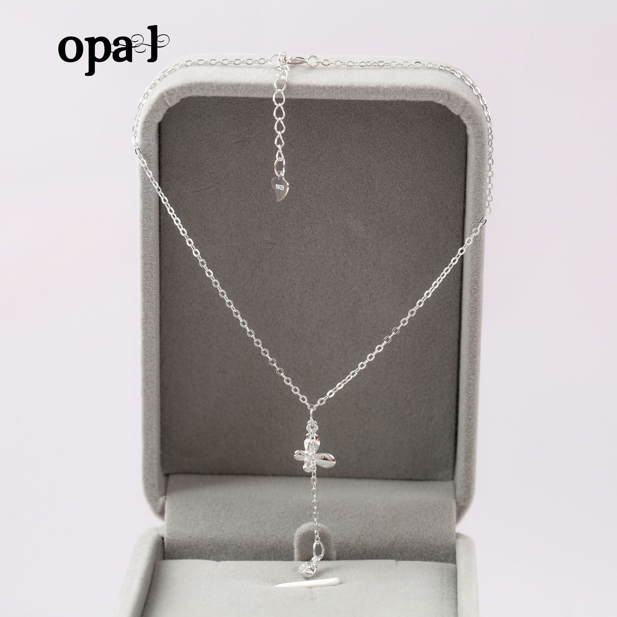Bst lắc bạc phong cách trẻ trung thương hiệu Opal