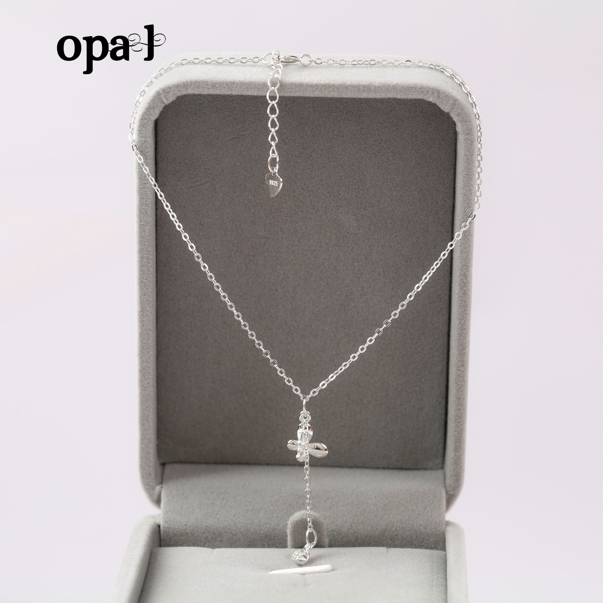  Bst lắc bạc phong cách trẻ trung thương hiệu Opal 