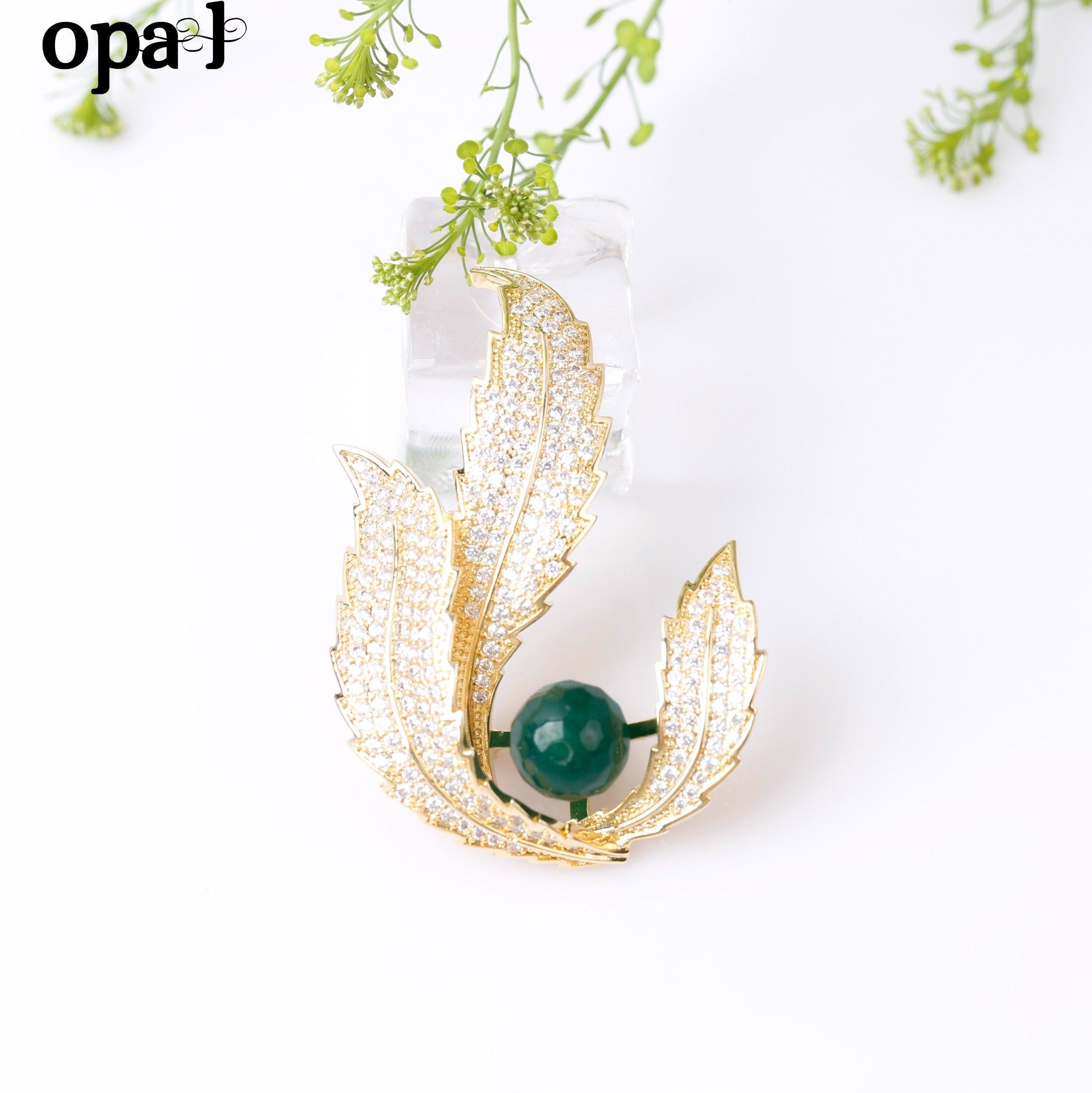  BST cài áo đính Ngọc Trai phong cách sang trọng ấn tượng thương hiệu Opal 