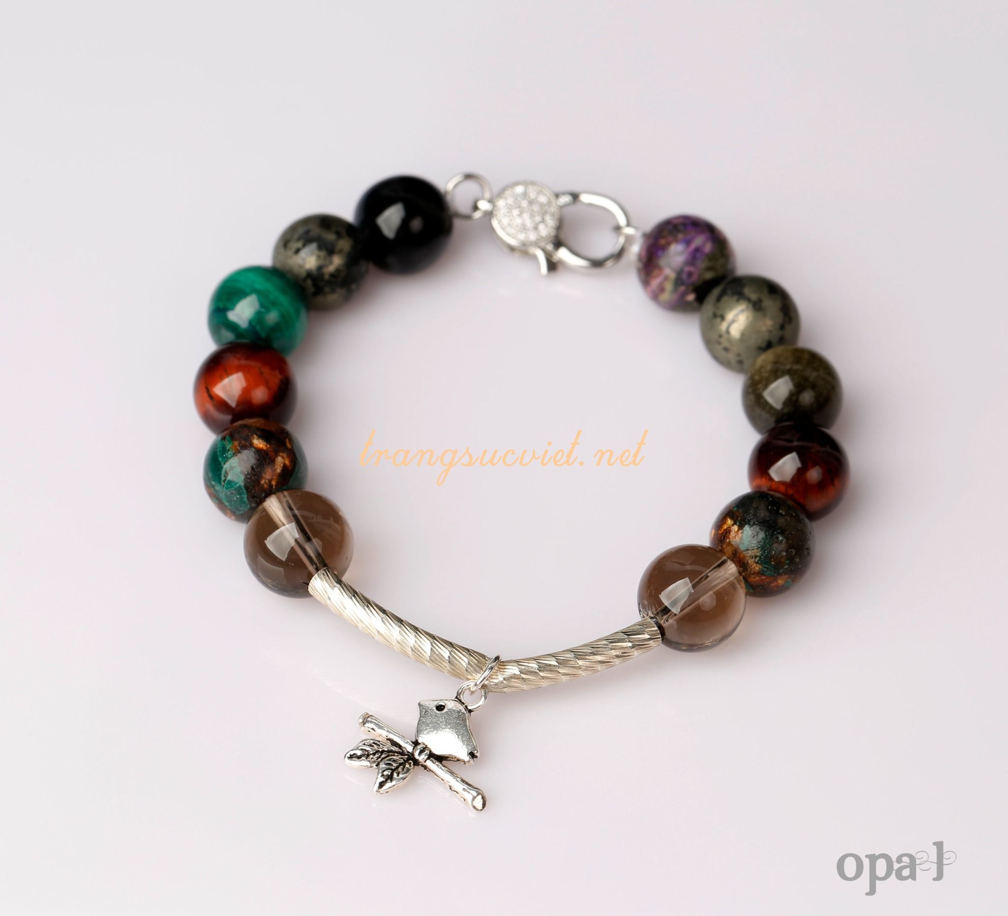Vòng tay đá tự nhiên Handmade, các loại đá phong thủy, cá tính