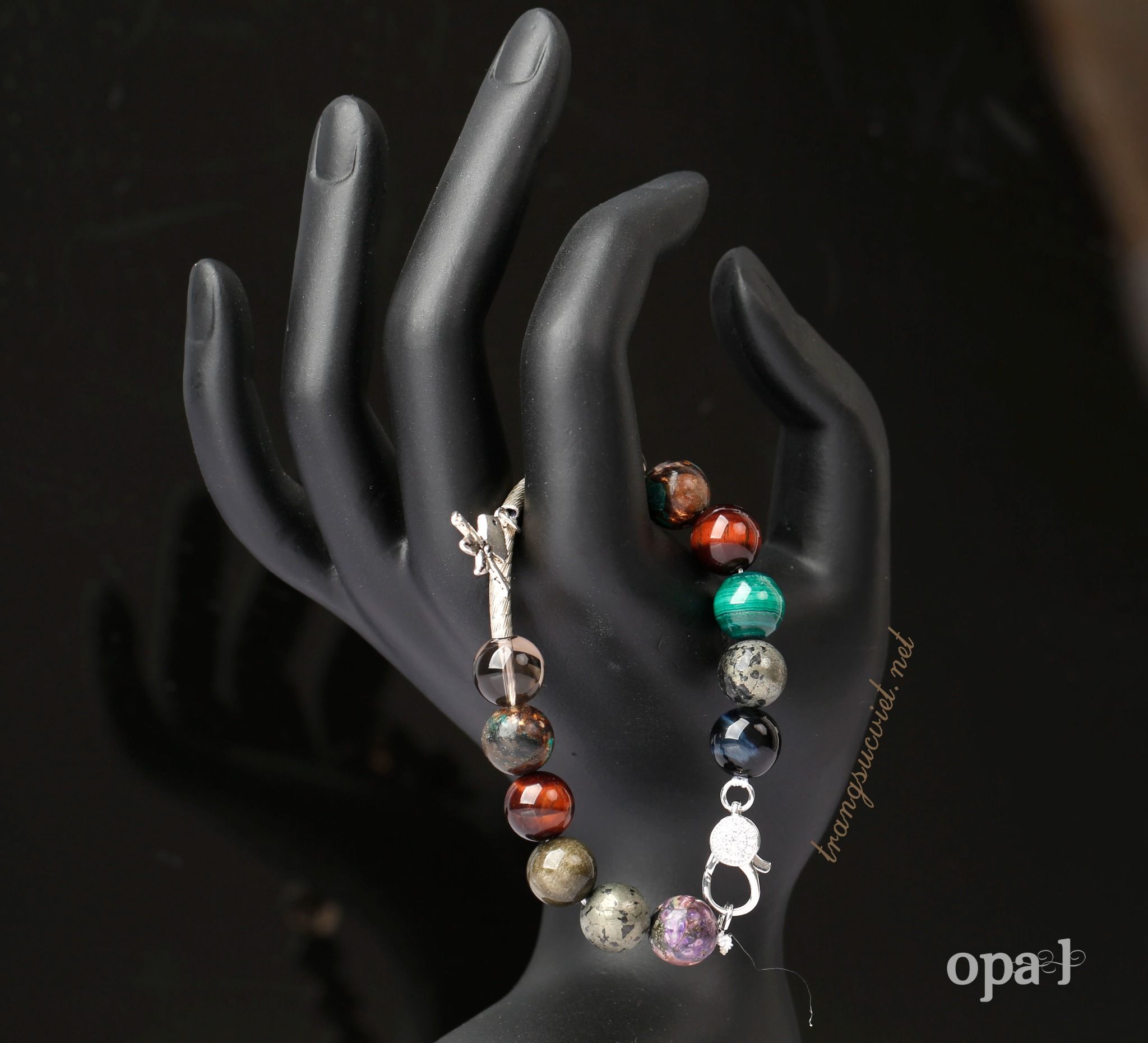 Vòng tay đá tự nhiên Handmade, các loại đá phong thủy, cá tính